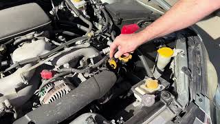 How To Check The Oil Level On A Subaru Outback Car