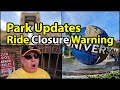 Warning If You're Visiting Universal Orlando | Park Updates | Food Review