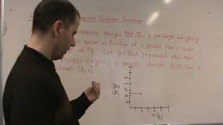 The Greatest Integer Function Application Example