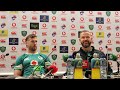 ireland post match press conference vs all blacks andy farrell u0026 caelen doris