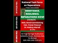 Resistance. Resilience. Reparations Now!