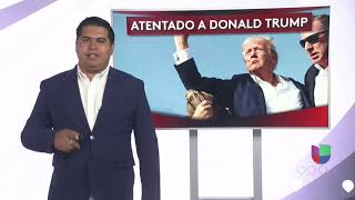 Reaccion local sobre el atentado a Trump