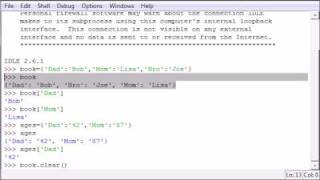 Python Programming Tutorial - 19 - Dictionary