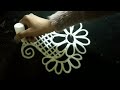 🌸beautiful freehand rangoli design simple rangoli daily rangoli easy rangoli latest