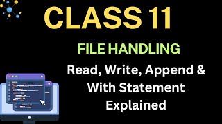 Python File Handling Tutorial | Read, Write, Append & With Statement Explained|| AG Baloch|| Python