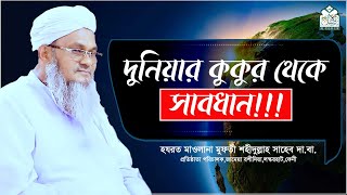 দুনিয়ার কুকুর থেকে সাবধান || আল্লামা মুফতী শহীদুল্লাহ সাহেব || জামেয়া রশীদিয়া, ফেনী