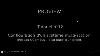 Proview - Tutoriel N°12: configuration d'un système multi-station