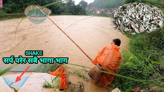 आधीखोला बडेको बेला थकुली ले यति धेरै माछा मारियो !! unbelievable Fishing Traditional