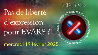 Pas de liberté d'expression pour EVARS ?!