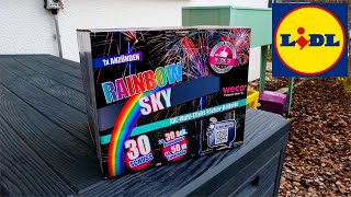 Weco Rainbow Sky Batterie | 19,99€ Lidl | Feuerwerk