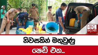 නිවසකින් මතුවුණු ෂෙඩ් එක...