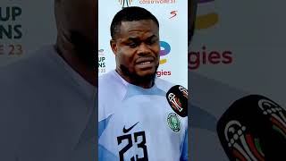 Interview with Nwabali after Nigeria’s victory. #AFCON #nigeria #Nwabali #southafrica #NGARSA #NGA