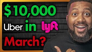 Making $10,000 in March? New LYFT  Rewards! [Live Podcast]