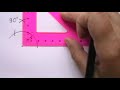 constructing an angle of 90 degrees