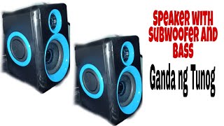 UNBOXING AND REVIEW FT- 165  MULTI MEDIA SPEAKER W/ SURROUND \u0026 SUBWOOFER |HEAVY BASS|USB for PC  Lap