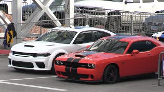 Hellcat Charger vs Hellcat Challenger - drag racing
