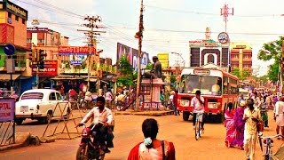 Driving Around Thanjavur City, Tamil Nadu - India 2014 HD