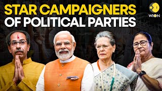 Lok Sabha elections 2024: Who are the star campaigners for BJP, Congress \u0026 other parties? | WION