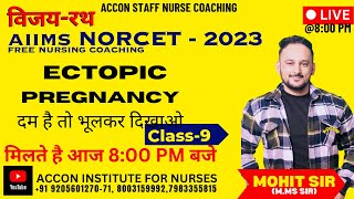 Ectopic Pregnancy by Mohit sir SPECIAL NORCET CLASSES BY #mohit sir #VIJAYRATHCLASSES #ACCON #NORCET