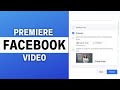 How to Premiere Video on Facebook | Premiere Facebook Video | 2024