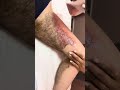 This waxing doesn’t hurt clean legs (female)