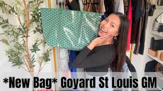 Goyard Bag Reveal! 💚💚💚Green St Louis GM and LV Neverfull GM Comparison