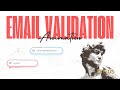 Email validation Animation using JavaScript | Gevstack
