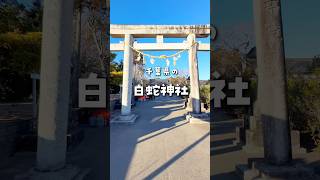 千葉県の白蛇神社と言えば！白蛇伝説が伝わる平安時代からの歴史ある神社⛩️奥にはイケメン神社も😍😍😍#shorts #japantravel #千葉県