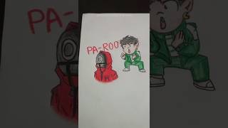 'PA-ROOW📍🗣️' #squidgame #round6 #shorts #edit #animação #viral #arte #meme #humor