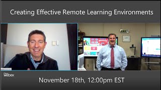 Creating Effective Remote Learning Environments