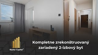 Kompletne zrekonštruovaný zariadený 2-izbový byt - nestorcapital.sk