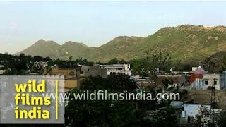 Panoramic view of Patan town - Rajasthan