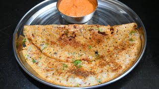 அரிசி மாவு, மைதா இல்லாத மொறு மொறு ரவா தோசை ! Rava Dosa without Riceflour, Maida and Curd in Tamil.