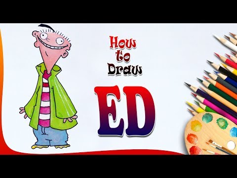 How To Draw ED || Ed Edd And Eddy Drawing || Easy Drawing Step By Step ...