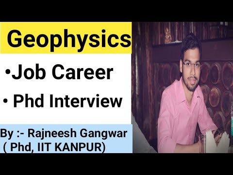 Career In Geophysics | Phd Interview | Geophysics - YouTube