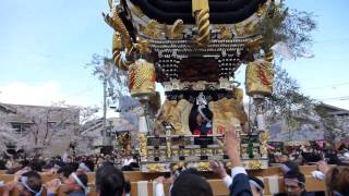 北条節句祭　本宮　小谷　御旅所　屋台練り歩き　その１