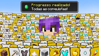 Completando TODAS as Conquistas do Minecraft em 24 Horas!