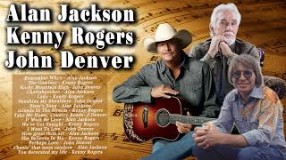 John Denver, Alan Jackson, Kenny Rogers Classic Country Music Greatest Hits - Male Country Singers