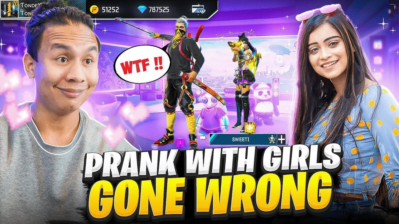 Pro Free Fire Girls Show Me Attitude ёяши Prank Gone Wrong ёядр Tonde Gamer