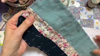 【Ｌ字ポーチ ３】sewing 等倍速　スローステッチ 縫い始めます