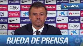 Rueda de prensa de Luis Enrique tras el Atlético de Madrid (1-2) FC Barcelona