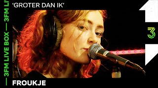 Froukje met 'Groter Dan Ik' in de 3FM Live Box | 3FM Live | NPO 3FM