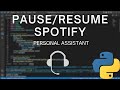 Python Tutorial - Toggle Spotify (Personal Assistant)