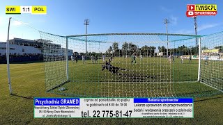 tv.nsk.pl [bramki, karny] MKS Świt Nowy Dwór Maz. - Polonia Warszawa SA 1:1 (1:0) 2021-06-05 g.17:00