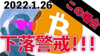 ビットコインロング狙う人へ！下落警戒チャートパターン！！