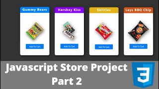 Javascript Shopping Cart Tutorial Part 2 CSS