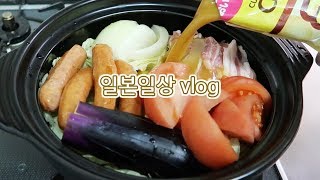 집에서 밥 먹고 운동하고 장보는 평범한 일본 일상 브이로그 | 일본일상vlog