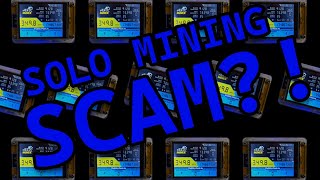 Are Solo Miners a Scam? NerdMiner & NMminer Explained (Solo Mining Truth)
