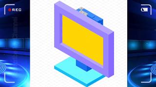 Minecraft How to learn 3d pixel LCD Drawing 2018 in English