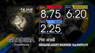 【GITADORA】 Fat snail (EXTREME ~ BASIC) Drum